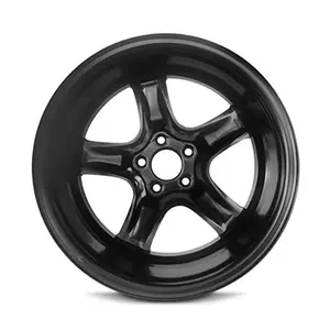 OEM Ersatz 16 X6.5 Edelstahl schwarz lackiert r16 5x110mm PCD Stahl rad nur für Pkw Rad