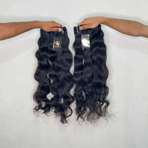 Lot de Cheveux Naturels Indiens Bruts Alignés dans le Sens de la Cuticule, Ondulés Profonds, Fournisseurs de Cheveux Humains, Lots de Cheveux Humains Bruts Brésiliens Non Traités - Product Image 2