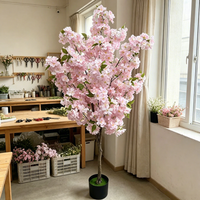 Bunga Dekorasi Abadi Bunga Sakura Palsu Pohon Bunga Buatan Dekorasi Bunga Buatan untuk Acara Pernikahan Rangkaian Bunga Buatan