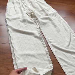 <span class=keywords><strong>Pantaloni</strong></span> Larghi Unisex OEM per Yoga, Primavera/Estate, Personalizzabili <span class=keywords><strong>con</strong></span> LOGO, Elastici, Casual, Gamba Larga, <span class=keywords><strong>in</strong></span> Lino e Cotone per Uomo - Product Image 4