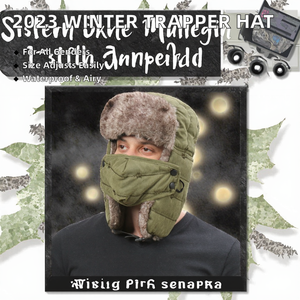 Chapeau d'hiver de type aviateur pour la chasse, avec masque et protège-oreilles amovibles, marque privée 2025, pour temps froid - Product Image 2