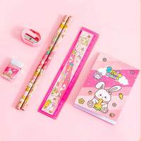 Q1003 Zesdelige Studenten Schrijfwarenset voor Promoties, Kleuterschoolprijzen, Kerst- & Verjaardagscadeaus voor Mannen, Vrouwen & Kinderen