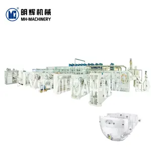 Pull Up Training Pants Diaper Making Machine Disposable Baby Diapers Production Line