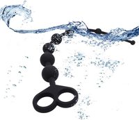 Chaîne de perles anales Extra longues en Silicone, imperméable, pour hommes, femmes, Couples, jouet Anal, jouet sexuel, Plug Anal, vente en gros