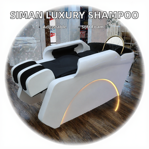 เก้าอี้นวดสระผมแบบพกพา รุ่น Siman US Local Stock Modern Electric Luxury Beauty Salon ทำจากไฟเบอร์กลาส-เซรามิก เป็นมิตรกับสิ่งแวดล้อม - Product Image 2