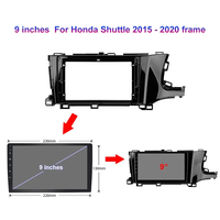 Autoradio Carplay Bt 5.0, 9 pouces, 8 cœurs, Android 13, autoradio, lecteur stéréo de navigation GPS pour Honda Shuttle 2015 - 2020
