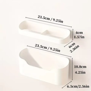 Portaombrelli a parete portaombrelli per uso domestico multifunzionale stile di chiusura senza unghie - Product Image 6