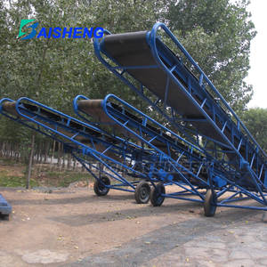 Konveyor sabuk ponsel portabel di roda untuk gerakan mudah antara situs, Ideal untuk truk & gerobak memuat - Product Image 4