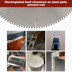 Lame de scie circulaire en alliage d'aluminium TCT de qualité industrielle 405mm 16 pouces Lame de scie à disque blanche personnalisable OEM pour la coupe de l'aluminium - Product Image 4