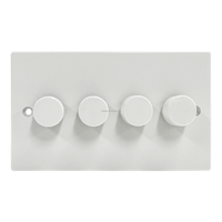 Interrupteur mural à 4 touches pour variateur LED, contrôle d'éclairage, Bakélite, garantie 12 ans, certifié CE RoHS