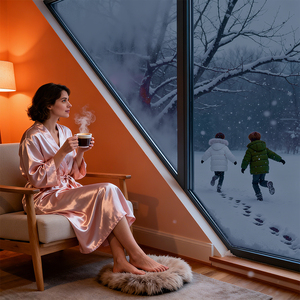 Film décoratif pour <span class=keywords><strong>fenêtre</strong></span> de bâtiment ou de maison, isolation thermique, contrôle de la température hivernale, protection UV, film miroir unidirectionnel pour la confidentialité - Product Image 2