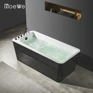 bathtub freestanding jacuzi whirlpool bathtub massage baignoire adulte hydro spa massage jacuzi badewanne whirlpool black tubs