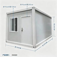 Cabine conteneur préfabriquée commerciale résistante aux intempéries et respirante, maison modulaire écologique mobile, villa moderne, bureau à domicile, chambre