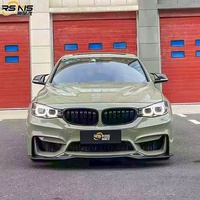 Pour BMW Série 3 GT Modifié M4 Style Kit de carrosserie Boucle de pare-chocs avant d'origine Plastique PP Matériel Pare-chocs de voiture Kit de conversion de voiture