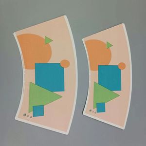 Abanicos de Papel C1S Estucados Personalizados para Vasos de Papel de Una Sola Capa para Alimentos, Impresión Flexográfica - Product Image 1