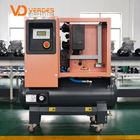 7.5 hp 5.5kw compresseur d'air 2.2kw compresseur d'air rotatif à vis 220v Mini compresseur d'air portable