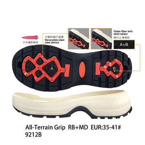 <span class=keywords><strong>Semelle</strong></span> de randonnée sur neige extrême personnalisée en usine, antidérapante, résistante à l'usure, renforcée de fibre de verre, contrôle de la torsion - Product Image 3