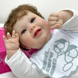 Kindure 22 İnç Yeniden Doğmuş Bebek Oyuncak Bebek 22 İnç Gerçekçi Yeniden Doğmuş Bebek Bebekler - Product Image 6