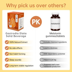 Gastrodia Elata ervas suplementos orgânicos extrato para adultos saúde do sono só-grânulos dosagem não para mulheres grávidas - Product Image 3