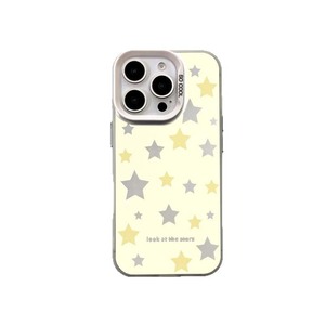 Custodia <span class=keywords><strong>per</strong></span> cellulare in TPU e PC con stampa stella gialla e grigia, chiave argentata galvanizzata, <span class=keywords><strong>per</strong></span> <span class=keywords><strong>iPhone</strong></span> <span class=keywords><strong>11</strong></span> 12 13 14 15 16 17 18 Pro Max - Product Image 3
