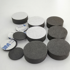 Nhà máy bán trực tiếp 3mm dày tròn chống trượt màu đen một mặt tự dính EVA bọt dính - Product Image 3