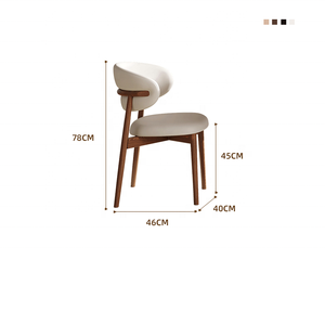 Silla de <span class=keywords><strong>Comedor</strong></span> de Madera Maciza de Abedul de Diseño Moderno y Contemporáneo, Respaldo Ergonómico, Ecológica, para Muebles de Hogar, Comedores de Hotel - Product Image 6
