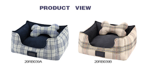 2026年高品質卸売ソフトベルベットドッグベッドXLサイズ滑り止めPP素材猫用洗えるおしゃれペットベッドソリッドクッチャペルカニ - Product Image 2