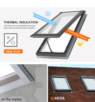 Индивидуальный дом Skylight стеклянные окна на крыше Электрический моторизованный Skylight