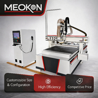 Fresadora CNC de 3 Ejes Source Factory MK1325 con Sistema de Control ATC Syntec, Motor de Husillo de 9KW y Bomba de Engranajes para Trabajos en Madera