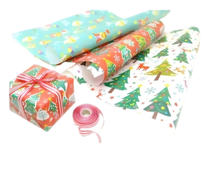 Premium OEM flat <b>wrap</b> for Christmas, Festival party and everyday <b>gifting</b> — Crafted from F S C <b>paper</b> and eco friendly packaging - Product Image 1