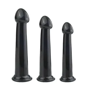 Di varie dimensioni morbido realistico Dildo giocattoli del sesso adatto per le donne/uomini/Gay, giocattoli per adulti nero Dildo per le donne figa masturbarsi