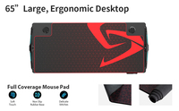 Bureau de jeu debout ergonomique réglable en hauteur avec éclairage LED RVB Table de jeu pour ordinateur Mesa Gamer