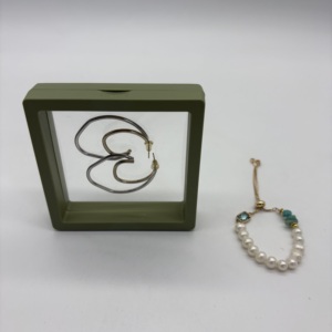 Caja de almacenamiento rígida elegante TY, película de PE reciclable, suspensión sellada, revestimiento de esponja de laminación mate, cubierta de exhibición para pulsera - Product Image 5