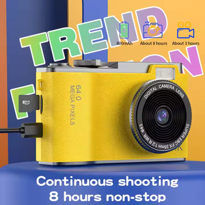 Cámara Digital Portátil 4K HD Estilo Retro CCD, Nueva, en Oferta, Regalo para el Día del Niño - Product Image 4