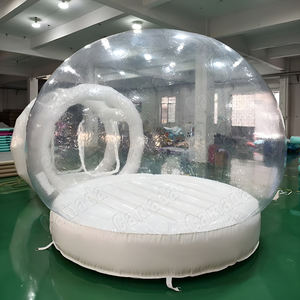 Casa de burbujas inflable de PVC con plataforma de salto, globos transparentes inflables, tienda de cúpula, colchón de aire para niños y adultos - Product Image 5