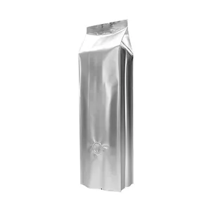 ペットフード用のバルブとロゴアルミニウムマイラーシールフードスナックパッケージ付きカスタムサイドガセットコーヒーバッグ
