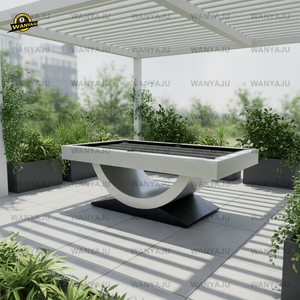 Table de billard WANYAJU de qualité supérieure en bois massif, standard commercial, moderne, multifonctionnelle, pour la maison et les loisirs - Product Image 6