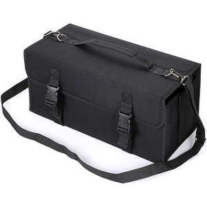 Estuche para Marcadores de 171 Ranuras, Organizador Extensible Plegable para <span class=keywords><strong>Copic</strong></span>/Prismacolor, con Asa y Correa para el Hombro, Bolsa para Suministros de Arte y Labiales - Product Image 1