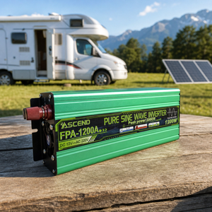 Inversor de Onda Sinusoidal Pura de 12V a 220V, Convertidor de CC a CA de 800W/1200W con Potencia de 1500W/4000W para Automóvil y Energía de Emergencia - Product Image 1