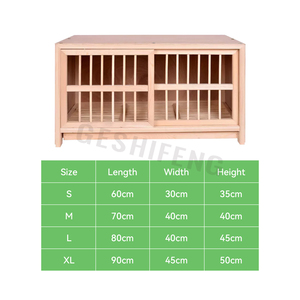 Cage à pigeons en bois GA-2466 toutes saisons accessoires pour oiseaux maison modulaire en bois cage à pigeons de course lofts cage à pigeons d'élevage - Product Image 6