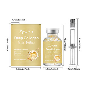 Suero Facial Iluminador de Marca Privada, Suero de Péptidos de Seda con Colágeno Profundo, Suero Facial Hidratante y Aclarante, Ampolla Facial Antiedad - Product Image 6