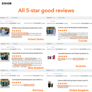 啤酒罐冷却器定制保温套，适用于罐装饮料，可热升华，带磁性饮料架，水瓶支架，带磁铁罐盖 - Product Image 6