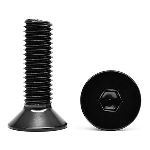 Vis à tête fraisée M3 M4 M5 M6 M2 Métriques et impériales 3/8 5/16 8/32 6/32 Vis à tête cylindrique fraisée en zinc Vis à tête plate - Product Image 3