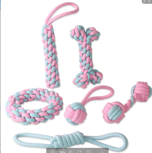 Commercio all'ingrosso Corda di Cotone Giocattoli di Masticazione Del Cane Denti Puliti Durevole Giocattoli Del Cane - Product Image 2