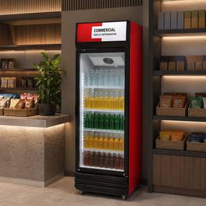 Réfrigérateur commercial vertical pour boissons énergisantes, vitrine transparente avec éclairage LED pour <span class=keywords><strong>Monster</strong></span> Red Bull - Product Image 3
