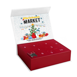 Tốt Nhất Bán Tùy Chỉnh In Rỗng Advent Lịch Hộp Từ Bao Bì Quà Tặng Cho Giáng Sinh Với Kết Thúc Nổi Miếng Bọt Biển Lót - Product Image 5