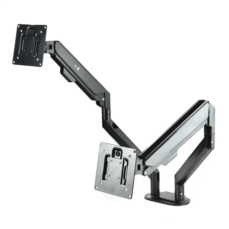 Newest Gas Spring Desk Mount Computer Laptop Adjustable Holder Stand And Lcd Dual Monitor stand Arm