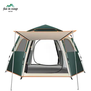 4-5 Persons Outdoor Camping High Quality Easy Set Up Automatic Carpas Pop Up Waterproof Instant Tent