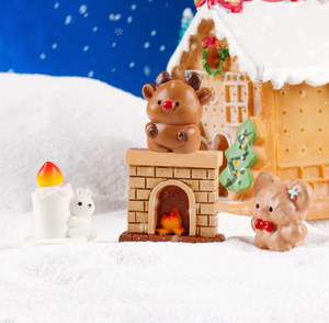 Thiết Kế Mới Giáng Sinh Cây Quà Tặng Nhựa Thủ Công Mỹ Nghệ Micro Cảnh Trang Trí Cổ Tích Vườn Thu nhỏ Trang Trí Thủ Công - Product Image 3