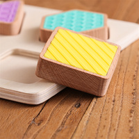 Offre Spéciale : Système de puzzle tactile Montessori en bois pour l'éveil des tout-petits – Jeux éducatifs amusants pour enfants